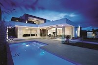 Umbrella Mounted Outdoor Heatstrip